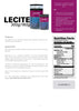 Texturas Lecite fact sheet