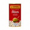 Anchovy Stuffed Green Olives La Española Manzanilla jar, classic Spanish tapas appetizer