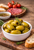 Pitted Green Olive GORDAL Glass Jar - TORREMAR