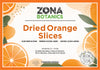 Orange Spanish premium garnish bag for cocktails and tea