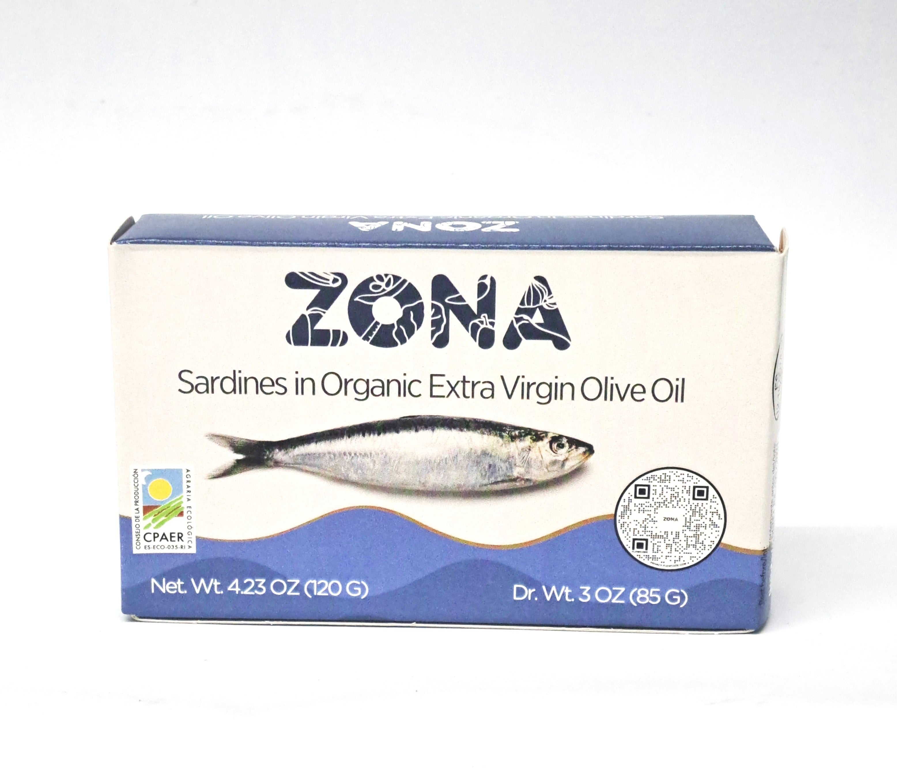 Sardines in Organic Extra Virgin Olive Oil