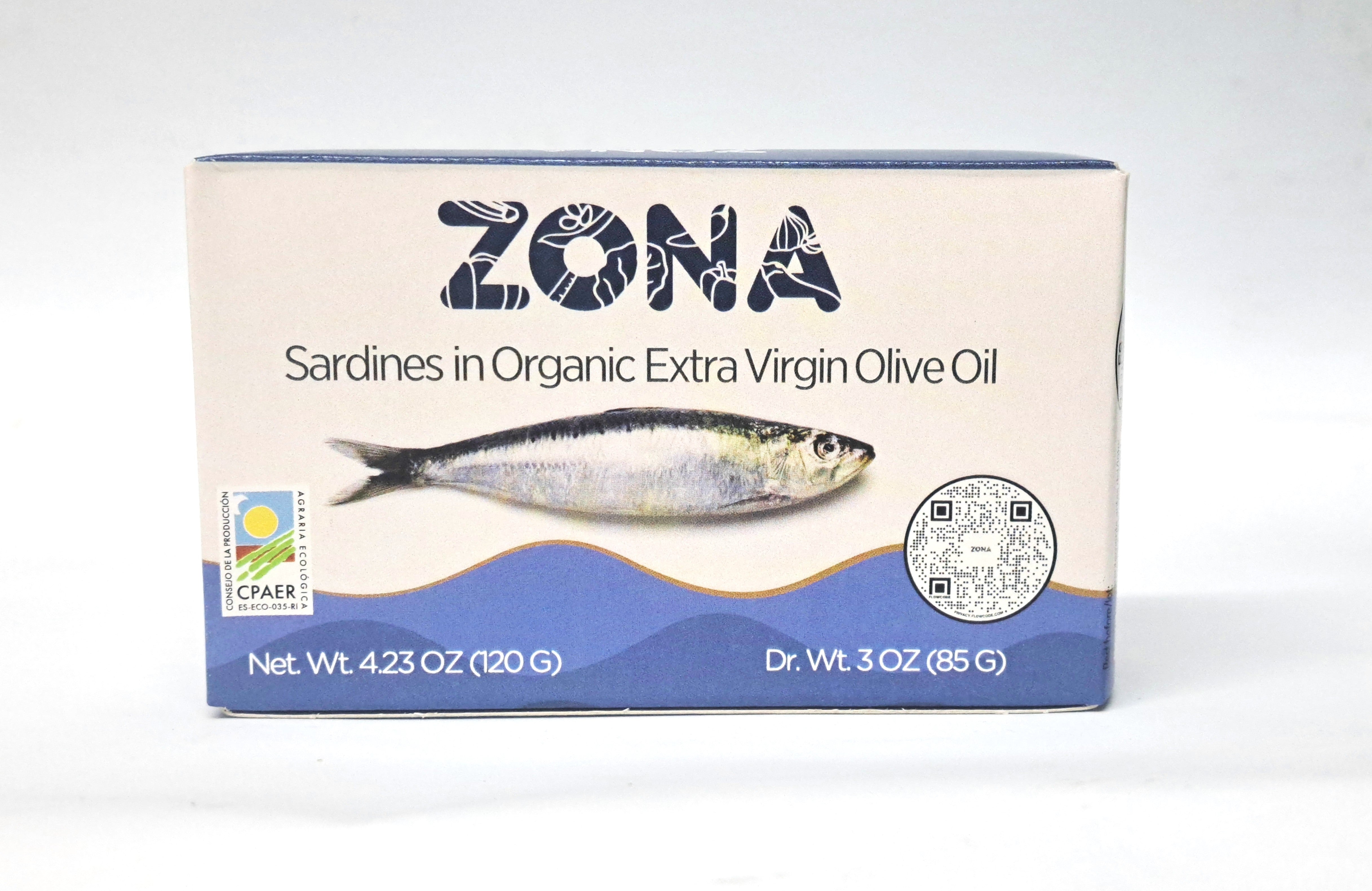 Sardines in Organic Extra Virgin Olive Oil