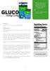 Texturas Gluco fact sheet