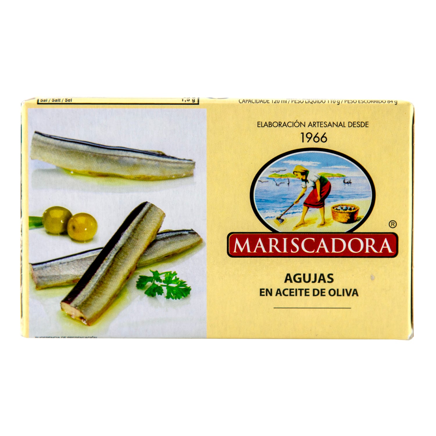 Mariscadora Garfish in olive oil