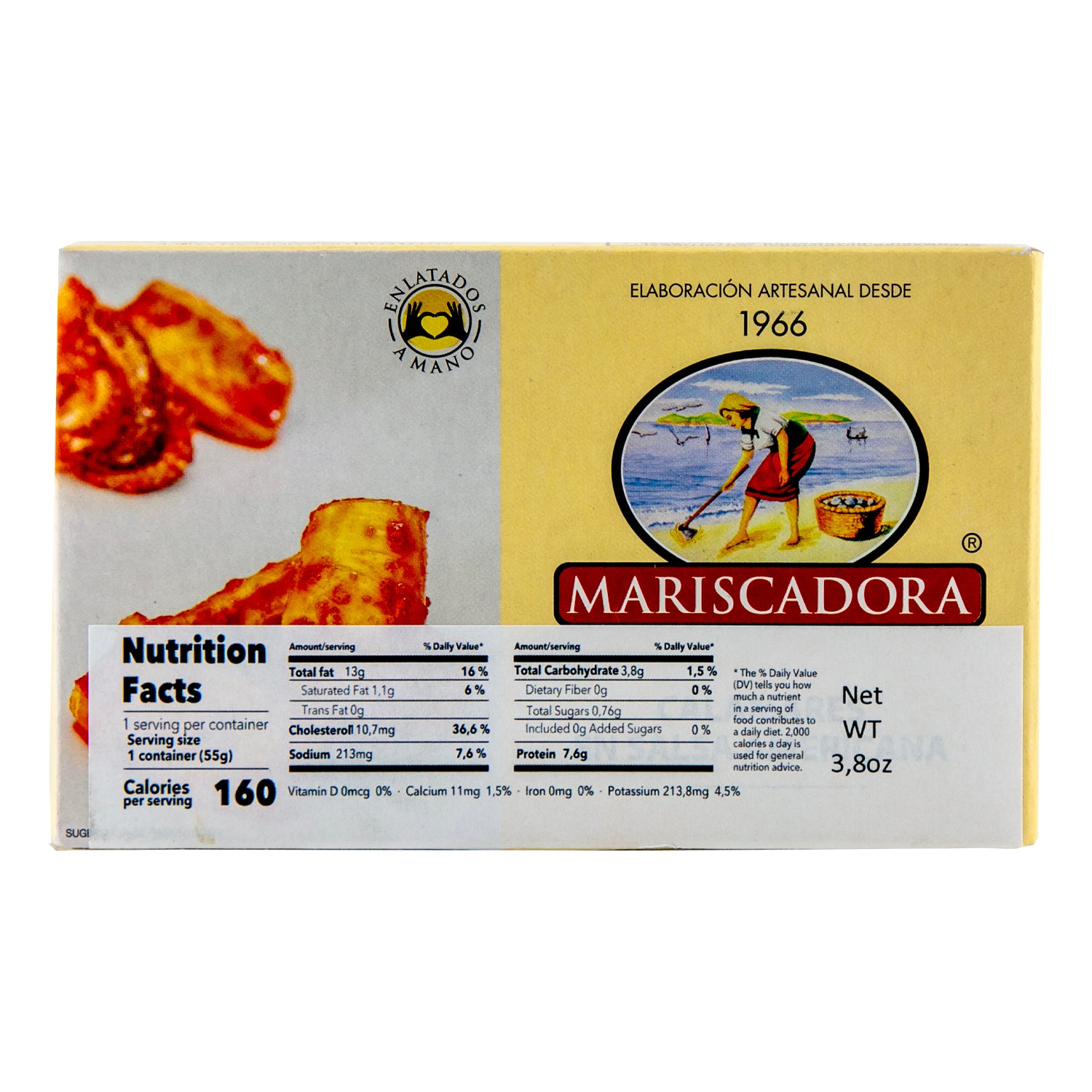 Mariscadora Squids (Pieces) in American sauce