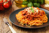 Spaghetti with tomato sauce and cheese Armando