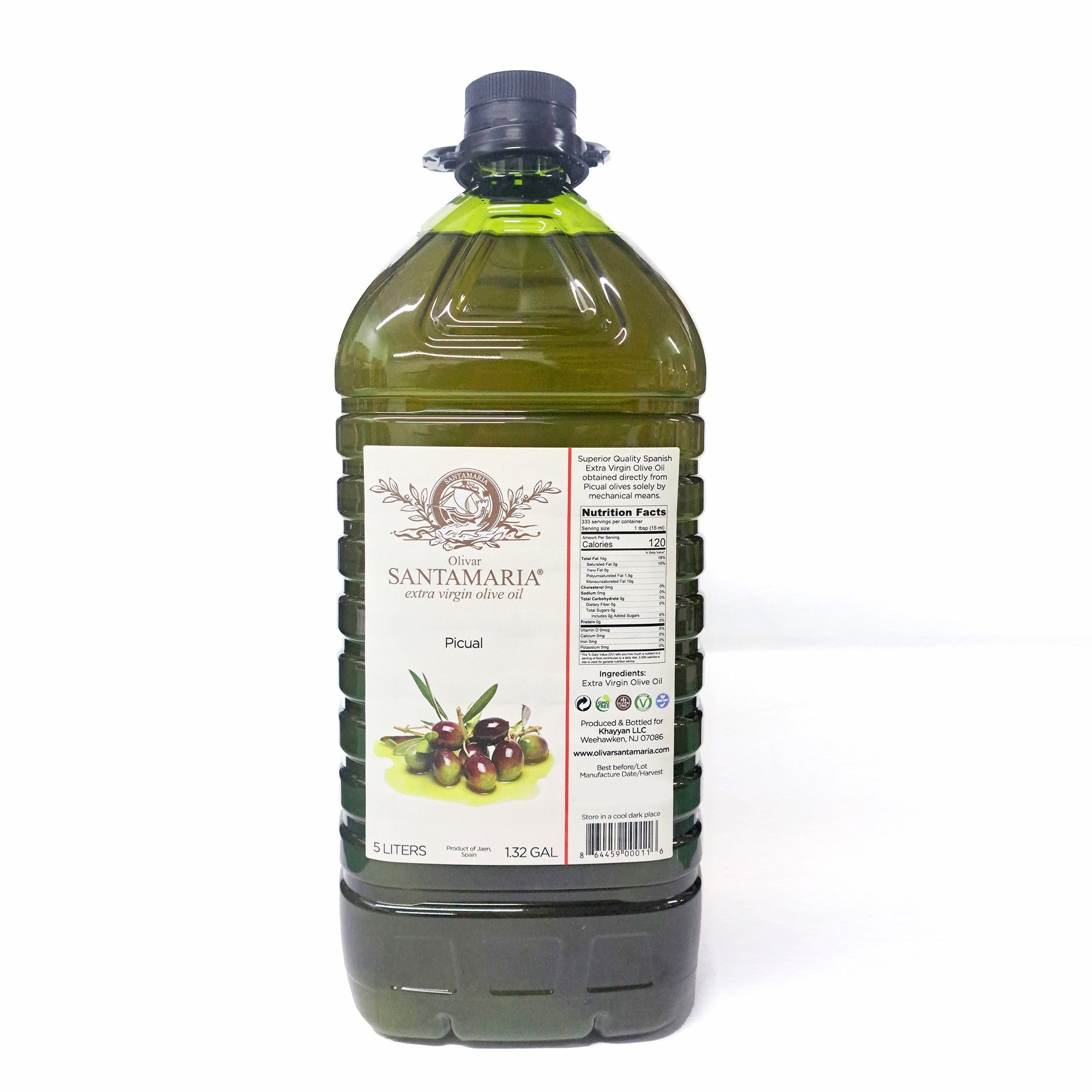 Olivar SANTAMARIA Picual 5 Liter Extra Virgin Olive Oil