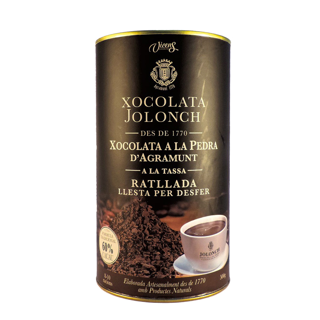 Grated Chocolate Jolonch Tube – 60% Cocoa (500g)
