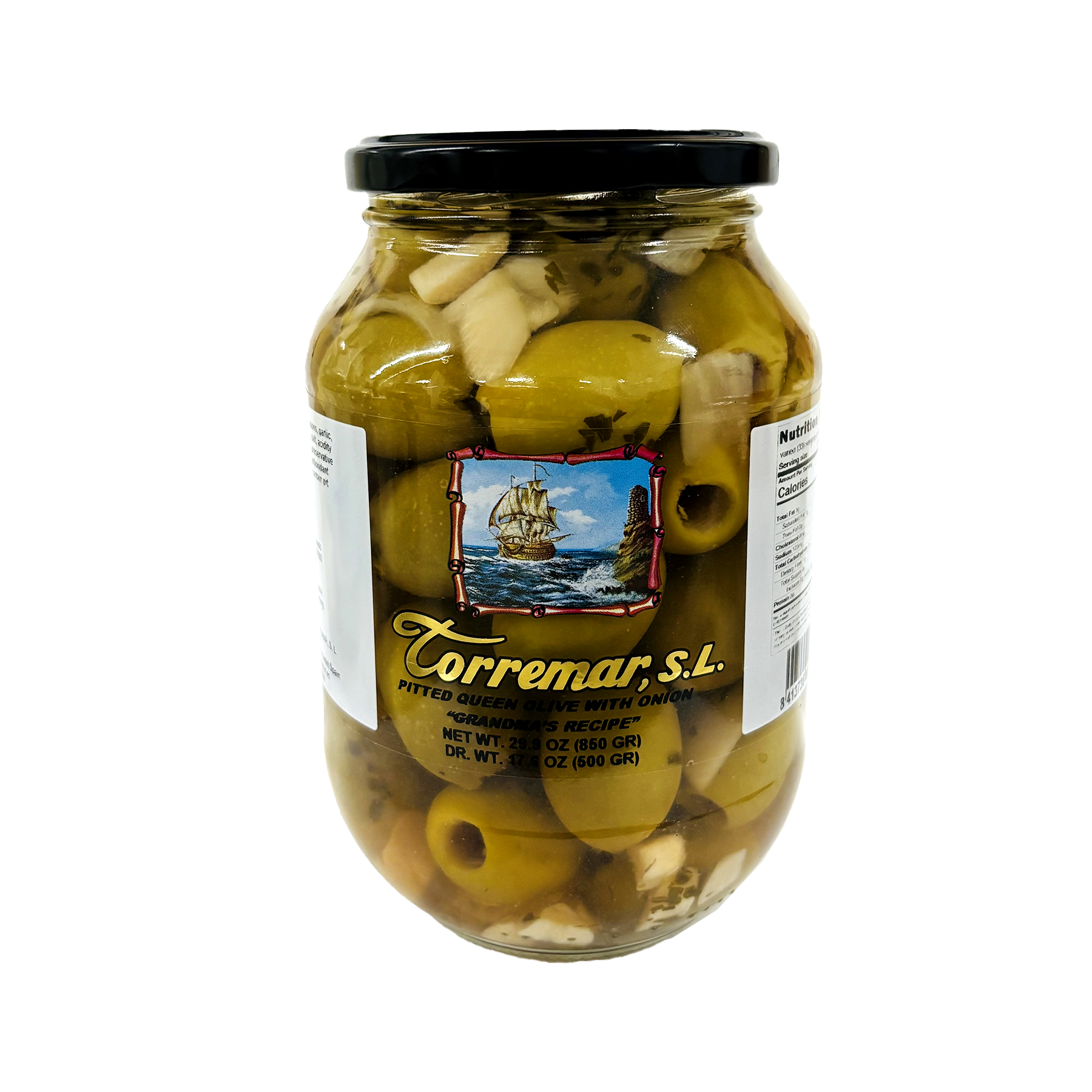 Torremar Queen Gordal Olives with Onion in Oil "La Abuela" Recipe