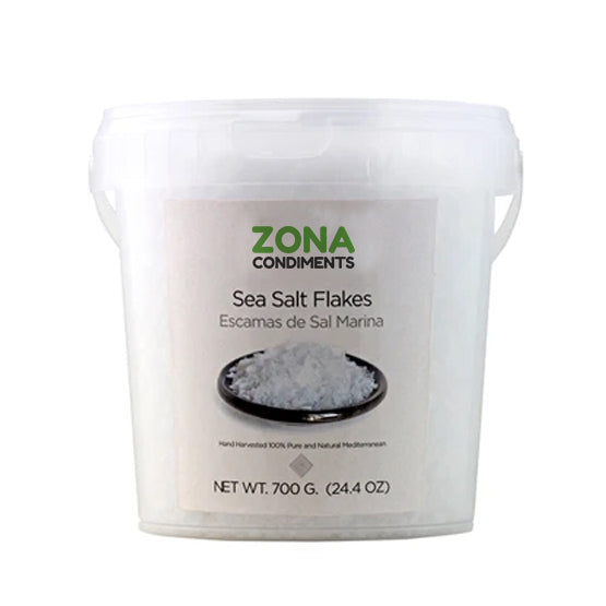 ZONA Condiments Sea Salt Flakes pure sea salt from the Mediterranean  