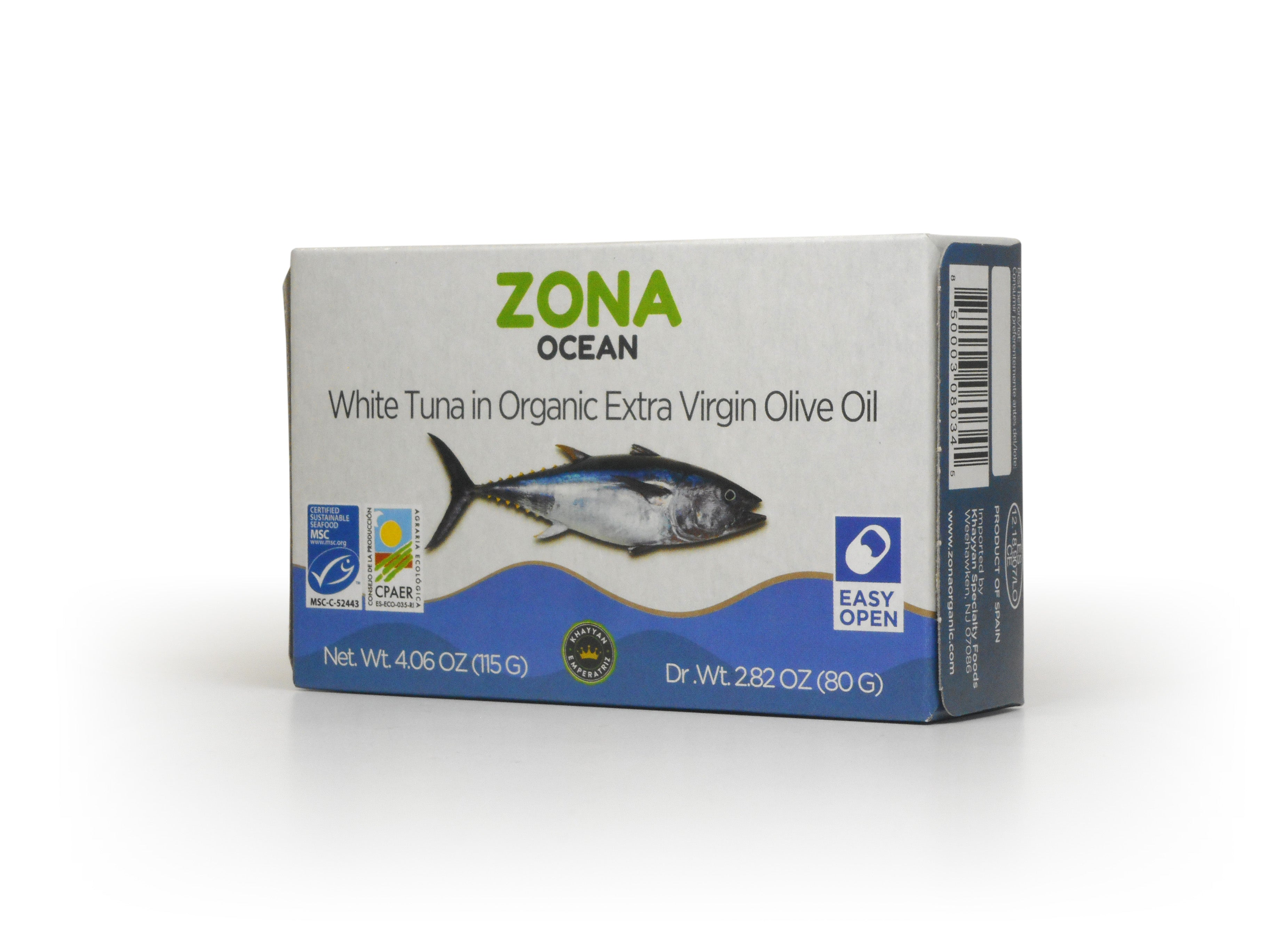 ZONA Ocean Tuna Organic Extra Virgin Olive Oil