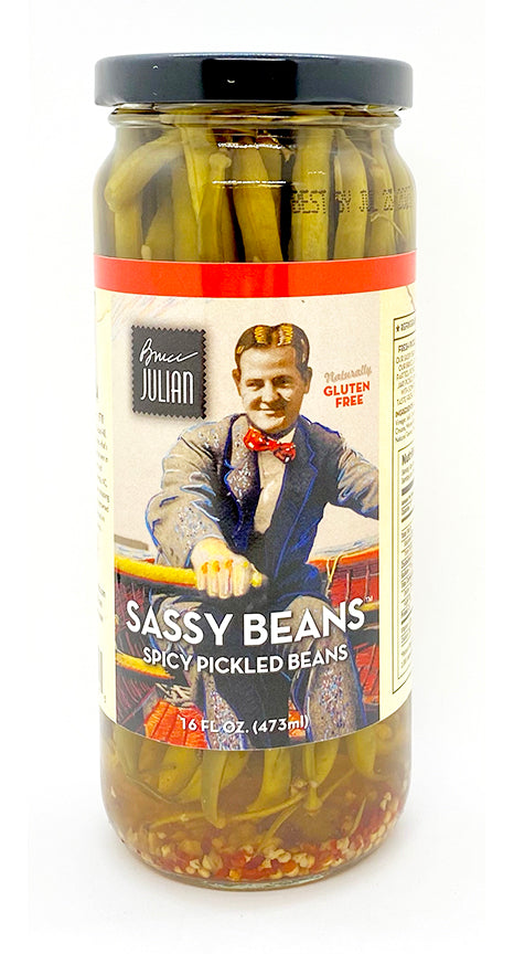 Bruce Julian Sassy Beans Spicy 16-oz